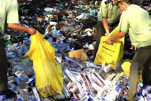 Bán 1 bao thuốc lá nhập lậu sẽ bị phạt 3 triệu đồng