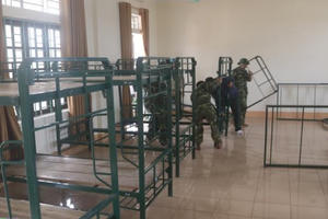 Nghệ An: Huyện Quỳnh Lưu chuẩn bị khu cách ly tập trung để đón công dân trở về