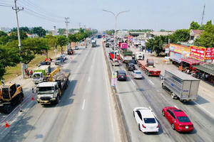 Điều chỉnh phân làn giao thông Quốc lộ 51 từ ngày 17/11