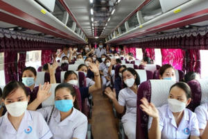 152 cán bộ y tế Hà Tĩnh hỗ trợ Nghệ An “đánh” Covid-19