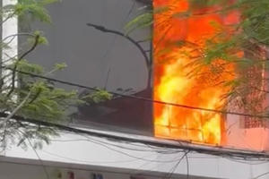 Hải Phòng: Cháy lớn tại nhà dân ngày Vía Thần tài