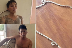 Bà Rịa - Vũng Tàu: Bắt giữ 2 đối tượng cướp giật dây chuyền Bà Rịa - Vũng Tàu: Bắt giữ 2 đối tượng cướp giật dây chuyền