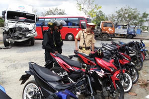 Ngăn chặn kịp thời nhóm thanh, thiếu niên tập trung đua xe trên quốc lộ 51