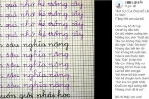 Ông bố Hà Nội nhận nhiều đồng cảm với bài thơ đi họp phụ huynh