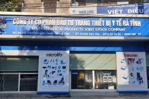 Khởi tố, tạm giam GĐ Công ty trang thiết bị y tế Hà Tĩnh