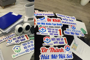 Xử lý cơ sở thẩm mỹ không phép mạo danh Bệnh viện Hà Thành