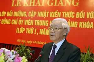 Tổng Bí thư Nguyễn Phú Trọng: Phải học tập nghiêm túc với tinh thần cầu thị