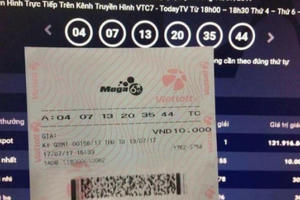 Kết quả Vietlott ngày 19/7: Jackpot gần 132 tỷ đồng đã có chủ