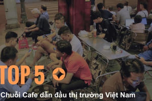 Infographics - Top 5 chuỗi cà phê dẫn đầu thị trường Việt Nam
