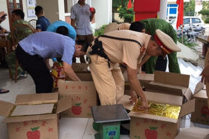 Bắc Giang: Bắt quả tang đối tượng vận chuyển số lượng "khủng" pháo lậu