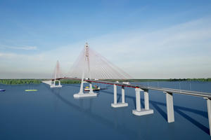 Triển khai xây dựng dự án cầu vượt sông Hậu trị giá gần 4.000 tỷ đồng