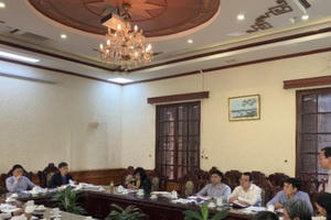 Bộ trưởng Lê Thành Long làm việc với các tổ chức chính trị, đoàn thể Bộ Tư pháp