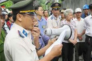 Rút ngắn thời gian tổ chức thi hành án