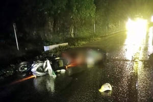 Đôi nam nữ tử vong trên Quốc lộ 6 sau cú va chạm giao thông