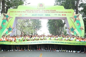 Bộ Công an tổ chức Ngày chạy Olympic - Vì an ninh tổ quốc