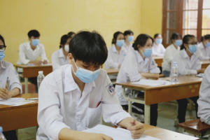Bắc Giang có hơn 3.000 thí sinh dự thi tốt nghiệp THPT đợt 2