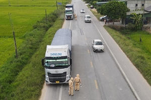 Hà Tĩnh: Rà soát quy trình tuần tra, kiểm soát đảm bảo TTATGT trong mùa mưa bão