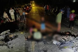 Gia Lai: Va chạm xe máy 4 thanh niên tử vong thương tâm