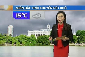 Miền Bắc đón năm mới trong cái rét 11 độ C