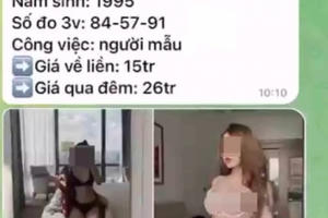 Lộ diện nhiều người mẫu, diễn viên, MC trong đường dây 'sugar baby' của tú bà sinh viên