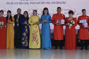 Đồng Nai lần đầu tổ chức lễ cưới tập thể cho 9 cặp đôi công nhân