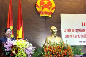 Sáp nhập các đơn vị hành chính cấp huyện, xã: Quan tâm chính sách cho cán bộ dôi dư