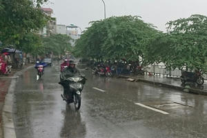Dự báo thời tiết ngày 9/9: Bắc Bộ có mưa giông trên diện rộng