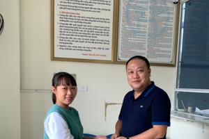 Nữ sinh viết thư cảm ơn Đội Thanh tra GTVT đường bộ khi nhận lại điện thoại