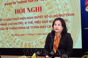 Bà Nguyễn Thị Sự được bổ nhiệm giữ chức Phó TGĐ Thông tấn xã Việt Nam