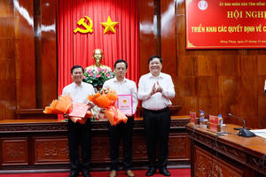 Ông Trần Ngô Minh Tuấn giữ chức Chánh Thanh tra tỉnh Đồng Tháp Ông Trần Ngô Minh Tuấn giữ chức Chánh Thanh tra tỉnh Đồng Tháp