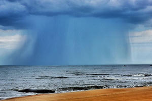 "Điềm báo" nguy hiểm từ đám mây nhìn hung dữ như vòi rồng ở Bà Rịa-Vũng Tàu