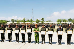 Hơn 1.600 công dân hoàn thành khóa huấn luyện nghĩa vụ CAND 2023