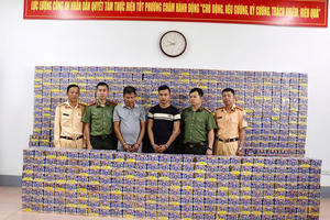 Triệt phá đường dây vận chuyển pháo từ nước ngoài về Nghệ An