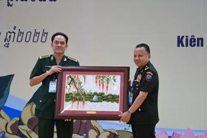 Giao lưu sĩ quan Biên phòng trẻ Việt Nam - Campuchia lần thứ nhất, năm 2022