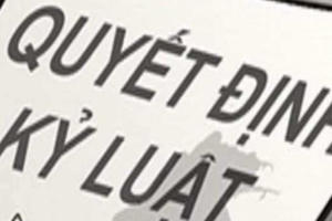 Kỷ luật Giám đốc BQL dự án đầu tư xây dựng huyện Quang Bình