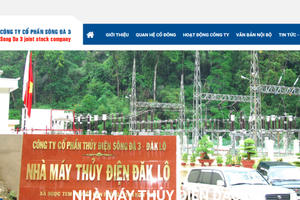 Công ty cổ phần Sông Đà 3 bị xử phạt 85 triệu đồng