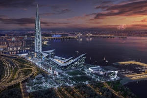 Chóng mặt với tòa tháp cao nhất châu Âu sắp hoàn thành tại Nga