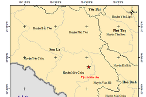 Sơn La: Động đất 3,3 độ gây rưng lắc tại huyện Mộc Châu