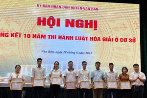 Lào Cai: Huyện Văn Bàn đạt nhiều kết quả tích cực trong công tác hòa giải cơ sở