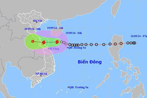 Bão COMAY gây mưa lớn kéo dài, nguy cơ xảy ra lũ quét, sạt lở đất
