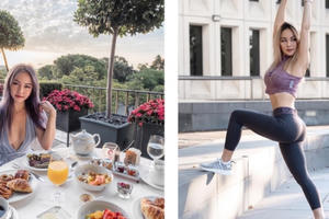 Ngất ngây với nhan sắc của huấn luyện viên - hotgirl Chloe Ting