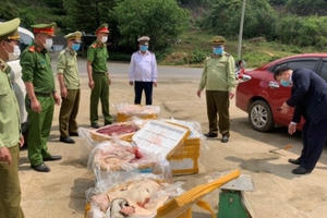 Sơn La: Thu giữ, tiêu hủy gần 500kg nội tạng động vật không rõ nguồn gốc
