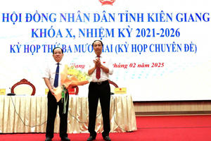 Ông Nguyễn Thanh Phong - Bí thư Thành ủy Rạch Giá giữ chức Phó Chủ tịch UBND tỉnh Kiên Giang