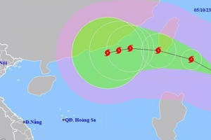 Bão KOINU có gió giật cấp 15 sắp đi vào Biển Đông