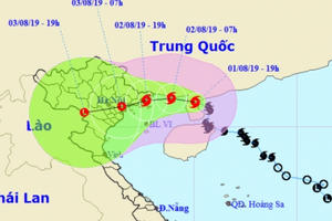 Cơn bão số 3 cách đất liền Quảng Ninh, Hải Phòng 300km