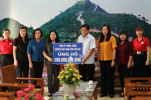 Tỉnh Yên Bái hỗ trợ Hà Giang 350 triệu đồng khắc phục hậu quả thiên tai