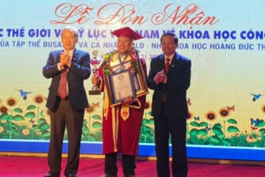 Tác giả công trình kè hồ Hoàn Kiếm lập kỷ lục nhiều bằng sở hữu trí tuệ nhất