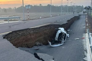 Bộ Xây dựng yêu cầu chấn chỉnh chất lượng thi công sau sự cố sụt đường ở Tây Ninh