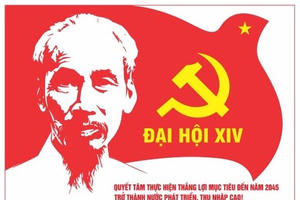 17 tranh cổ động được sử dụng chính thức trong các hoạt động tuyên truyền Đại hội Đảng các cấp
