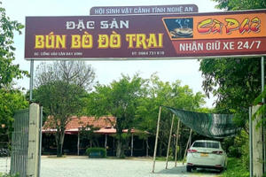 Sau 4 tháng bị xử phạt, công trình trái phép của Hội sinh vật cảnh Nghệ An vẫn tồn tại